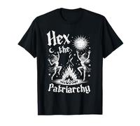 Hex The Patriarchy Halloween Occult Liberal Feminist Witch T-Shirt