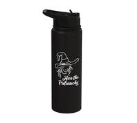 Hex The Patriarchy Halloween Witch Feminist Stainless Steel Insulated Water Bottle