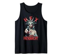 Hex The Patriarchy Zombie Liberty Feminist Halloween Gothic Tank Top
