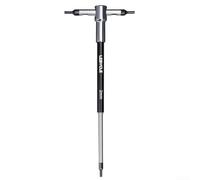 Hex Wrench Set for Bicycle Repair T Handle 2mm to 10mm Plus T25 Sliding 3 Way Spinner Tool with Chrome Vanadium Steel Body and Treated Tips(2mm)