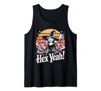 Hex Yeah Witch Halloween Sunset Fun Tank Top