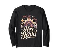 Hex Yeah Witch with Potion Bottles Long Sleeve T-Shirt