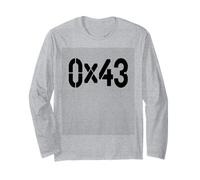 Hexadecimal Code Cyber Programmer Tech Meme Long Sleeve T-Shirt