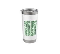 hexadecimal Computer Code if You can Read This say Hello Stainless Steel Insulated Tumbler