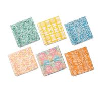 HexaFun 100% Pure Organic Cotton Unisex Handkerchief, Multi-color & Printed, Soft & Stylish, Hankies for Men & Women, Multicolor, 46cm X 46cm