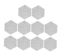 Hexagon Acoustic Panels 10pcs Polyester Sound Absorption