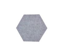 Hexagon Acoustic Panels Sound-absorbing Felt Wall Panel, Bedroom Soundproofing Board, Decorative(Light camel,4pcs)