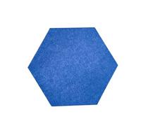 Hexagon Acoustic Panels Sound-absorbing Felt Wall Panel, Bedroom Soundproofing Board, Decorative(Sky blue,4pcs)