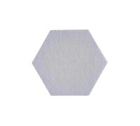 Hexagon Acoustic Panels Sound-absorbing Felt Wall Panel, Bedroom Soundproofing Board, Decorative(White,4pcs)