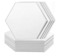 Hexagon Acoustic Panels Soundproofing Beveled Edge Tiles For Echo Bass Insulation for Walls