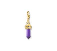 THOMAS SABO Gold Plated Purple Hexagon Amulet Charm 2048-973-13