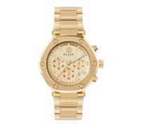 Hexagon Chrono Gold Watch, male, Philipp Plein, Watches, Yellow, ONE SIZE, Accessories ONE SIZE