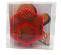 Hexagon Cookie Cutter Set of 2, Biscuit, Pastry, Fondant Clay Cutter