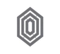 Hexagon Dies for Card Making 3pcs Hexagons Metal Cutting Dies for DIY Scrapbooking Paper Crafting Background Stencil Die Cuts Tempalte Punch Handmade Crafts Scrapbooking Supplies Photo Album Decor