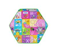 Hexagon Educational Waterproof Mats Newborrn Mat Waterproof, Moiisture-Proof and Non-Slip Easy to Clean Wear-resiistant Newborrns Crawling Mat for Floor in Bedroom, Nursery and Playroo