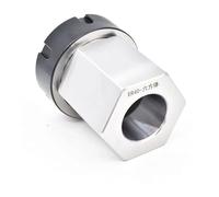 Hexagon ER40 Spring Collet Chuck Holder Hex ER32 ER25 Square Block 45x65mm for CNC Machine Lathe Engraving Machine (Color : (Square), Size : ER32)