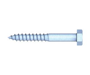 Hexagon Head Key Screws 10×140 Mm Zinc Plated - 50 Pieces Fastening