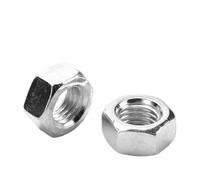 Hexagon Hex Nuts M1 M1.2 M1.4 M1.6 M2 M2.5 M3 M3.5 M4 M5 M6 M8 M10 M12 M14 M16 M18 M20 Hex Nut 304 Stainless Steel(M8 x 10Pcs)