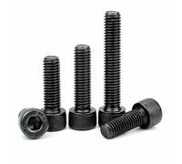 Hexagon Hex Socket Cap Head Screw Bolts M1.6 M2 M2.5 M3 M4 M5 M6 M8 M10 12.9 Grade Carbon Steel Allen Screw DIN912-M8 5pcs-40mm