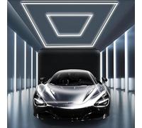 Hexagon Led Ceiling Wall Detailing Car Workshop Honeycomb Working Garage Lamp,LED Lights,IP54,Grid Shop Lights,for Garage, Workshop, Barbershop, Beauty Salon, Showrooms, Basements