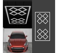 Hexagon LED Garage Light, LED Shop Light Hexagon Linkable Plug-in Ceiling Lights, 6500K Super Bright Auto Repair Ceiling LED Garage Light, for Warehouses, Workshops, Gymnasiums, Basements(12)