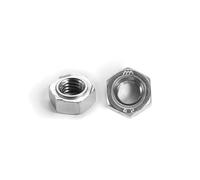 hexagon nuts with flange, DIN929 Stainless Steel Hexagon Spot Welding Nut Multiple Size(316 stainless steel,2pcs M12)