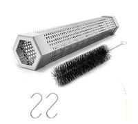 Hexagon Pellet Smoker Tube 12 Inch Stainless Steel BBQ Wood For Cold/Hot Smoking 5 Hours