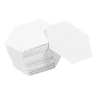 Hexagon Quilting Templates Die Cut White Paperboard 200 Pieces