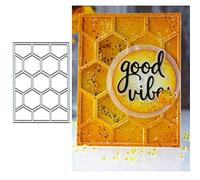 Hexagon Rectangle Frame Metal Die Cuts, Hexagon Rectangle Frame Cutting Dies Embossing Stencils Crafts Cards Cutting Dies Cuts for DIY Embossing Card Making Paper Dies Scrapbooking