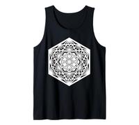 Hexagon Sacred Geometry Geometric Pattern Mandala Tank Top