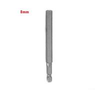 Hexagon Screwdriver Bit 100mm, 1/4 Inch Hex Shank Alloy Steel Driver for Power Drill, Quick Change Tool with Magnetic Tip, 1pc(8mm)