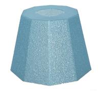 Hexagon Shaped Lantern Shade Made of Plastic for 38 Explore Lamps Suitable for Camping Backyard Relaxation and Outdoor Events (polygonal blue)