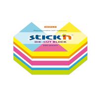 Hexagon Shaped Sticky Notes | 250 Sheets - Made of Paper - Assorted Neon Colours - Measures 6 x 7 cm - Mimbek
