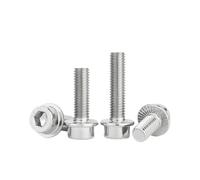 Hexagon Socket Cup Head Screw M3 M4 M5 M6 M8 M10 M12 304 Stainless Steel With Pad Hexagon Socket Bolt(25mm,M12-1pcs)