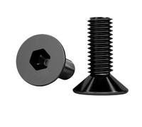 Hexagon Socket Flat Countersunk Head Screw DIN7991 Allen Hex Bolt Machine Screws M2 .5 M3 M4 M5 M6 M8 M10 M12(30 mm,M4(30pcs))