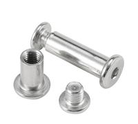 Hexagon Socket Head Nut Set - M6 M8 M10 Large Flat Rivet Connector Inserts for Furniture, 8-120mm Size Range, Bolt and Joint Sleeve Caps