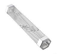 Hexagon Stainless Steel Pellet Tube 12inch for BBQ with No Solder Joints Suitable for Gas and Electric Grills Enhances Smoked Food Flavor
