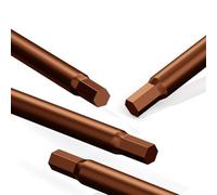 Hexagon Star Screwdriver Set - for H2.5/H3/H4/H5/H6 mm Hex Key Wrench for Workshop, DIY, and Mechanical Repair - Metal Shaft with Ergonomic Ru(for H2.5X100mm)