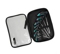 Hexagon T-Handle Hex Key with Double Head for .5-H8 Sizes, Magnetic Tips, Ergonomic Anti-Slip Handle for Line and Mechanical Maintenance (H5)