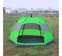 Hexagon Tent Ultralight Portable Outdoor Camping Folding Automatic 3-5 Person Waterproof Sunscreen Breathable Family Tents