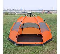 Hexagon Tent Ultralight Portable Outdoor Camping Folding Automatic 3-5 Person Waterproof Sunscreen Breathable Family Tents