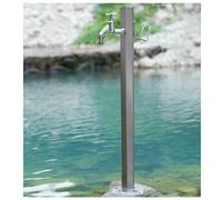 Hexagon Vertical Garden Water Column - Stainless Steel Faucet, Free-Standing Insulated Antifreeze Solution for Home Garden Irrigation & Watering System