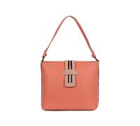 Hexagona Women's Paris CITADINE Collection-Peach-in Grained Synthetic-Shoulder Towel-Satchel-Crossbody Messenger Bag, Pêche, L : 29 x h : 24 x P : 15 cm
