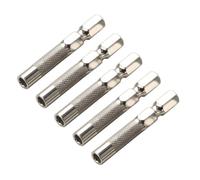 Hexagonal Bit Adapter 5pcs Set 6.35mm to 4mm Socket Shank for Precise Screwdriver and Drill Use Bit Adapter