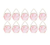 Hexagonal Chocolate Gift Boxes Large Capacity Jewelry Bracelet Rings Candy Bags Cookies Boxes For Wedding Supplies (Huo Shaoyun Large [Hand-carrying rope])