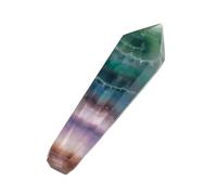 Hexagonal Column Tower Tip Wand Natural Stone Amethyst Home Decoration, Crafts