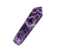 Hexagonal Column Tower Tip Wand Natural Stone Amethyst Home Decoration, Crafts