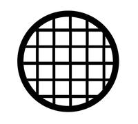 Hexagonal Copper TEM Grids for Transmission Electron Microscopy - 100pcs/Vial, No Carbon Coating(50 Mesh-Copper)