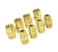 Hexagonal Double Threaded BSPP BSPT Carbon Steel Pneumatic Quick Connection Fittings for Air Tool Gas Leak Prevention Carbon Steel Pneumatic Fittings
