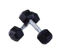 HOMCOM Hexagonal Dumbbells Kit Weight Lifting Exercise for Home Fitness 2x6kg